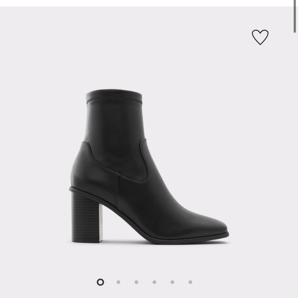 Aldo black Marta booties boots 8.5 (38.5 EU) worn ONCE!